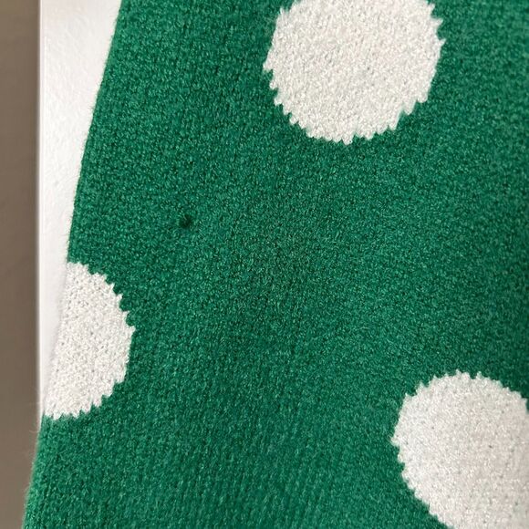 Goodboy Oversized Polka Dot Jumper Green 100% Cotton One Size - Picture 4 of 6